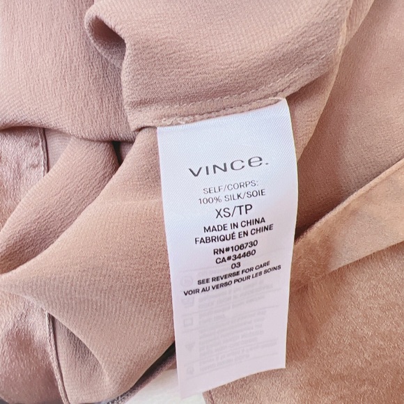 Vince Silk mock neck blouse - Picture 8 of 8